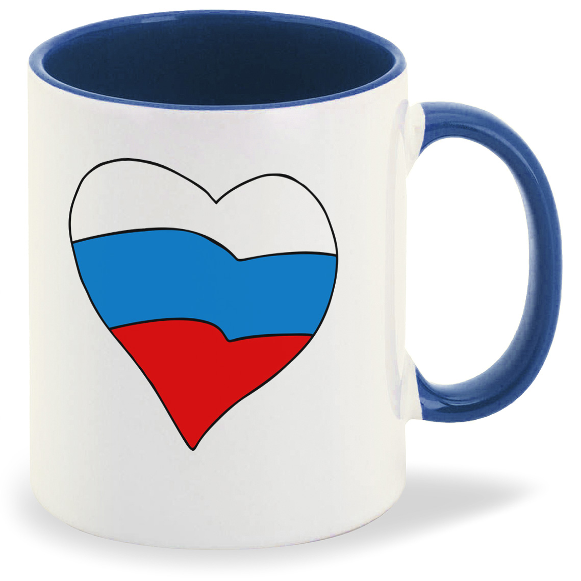 

Кружка CoolPodarok Илюстрация. Флаг России, Илюстрация. Флаг России