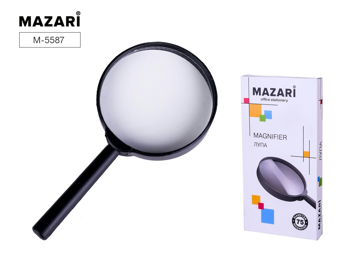 Лупа Mazari 2-кратная d=75мм