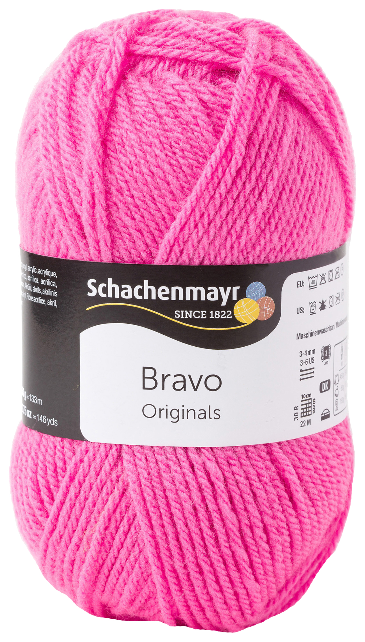

Пряжа для вязания SCHACHENMAYR 9801211 Bravo original (08305, candy, розовый), Bravo