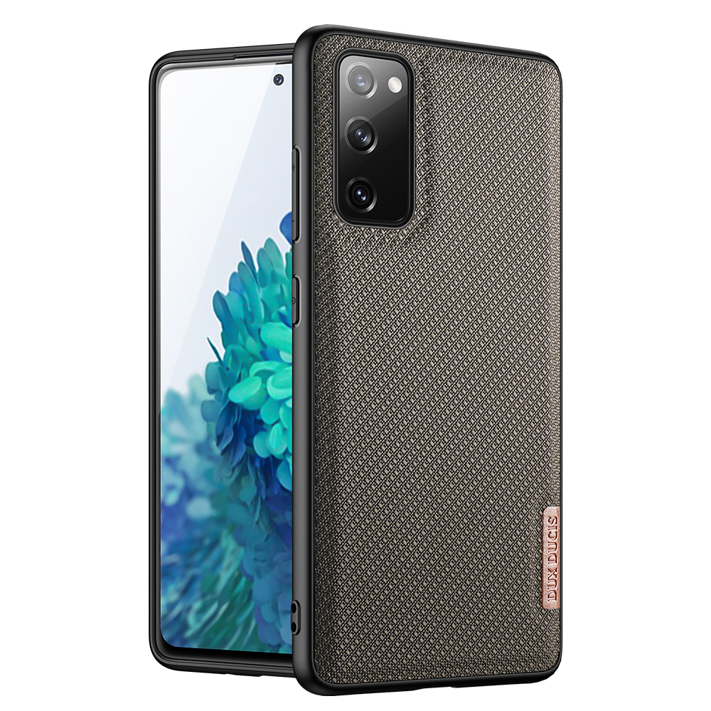 

Чехол силиконовый для Samsung S20 FE/S20 Lite, Dux Ducis Fino series коричневый, Samsung S20 FE / S20 Lite
