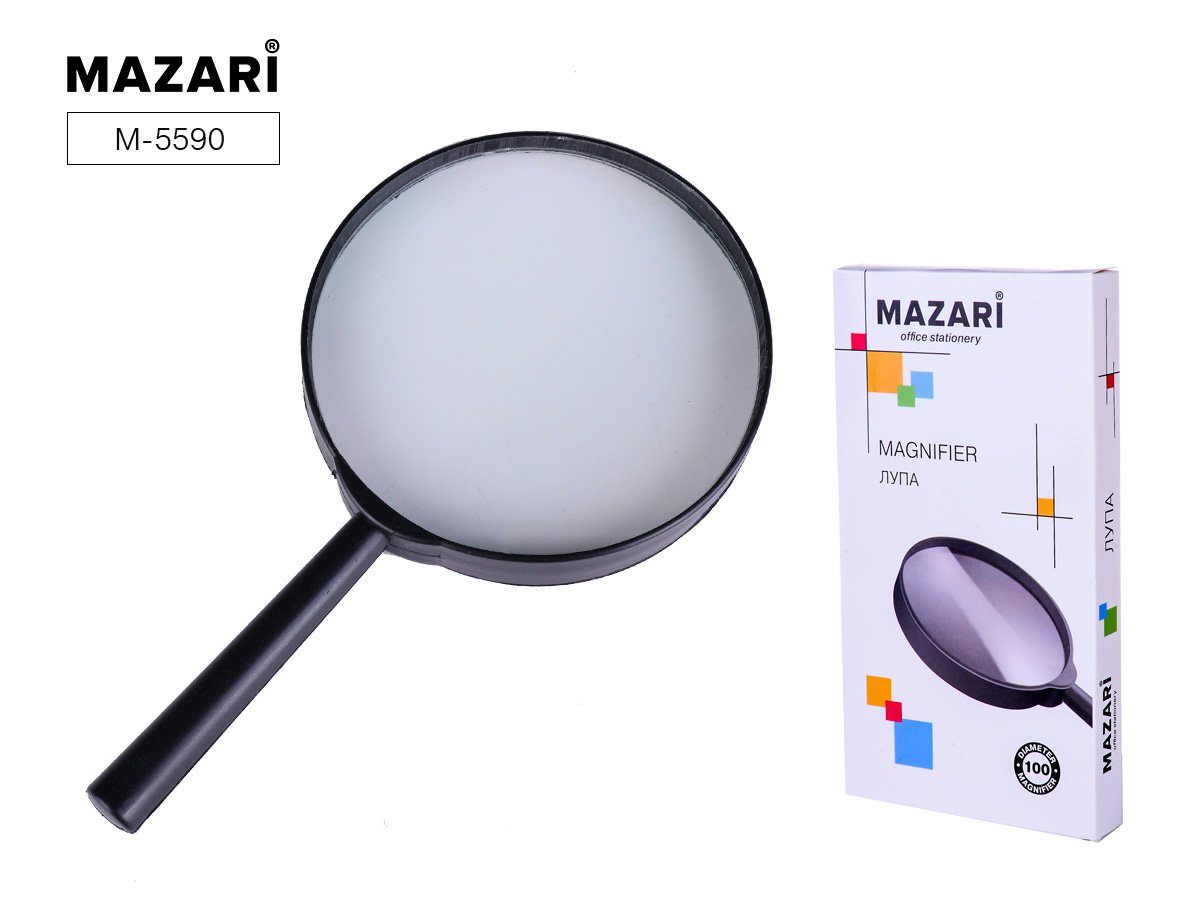 Лупа Mazari 2-кратная d=100мм