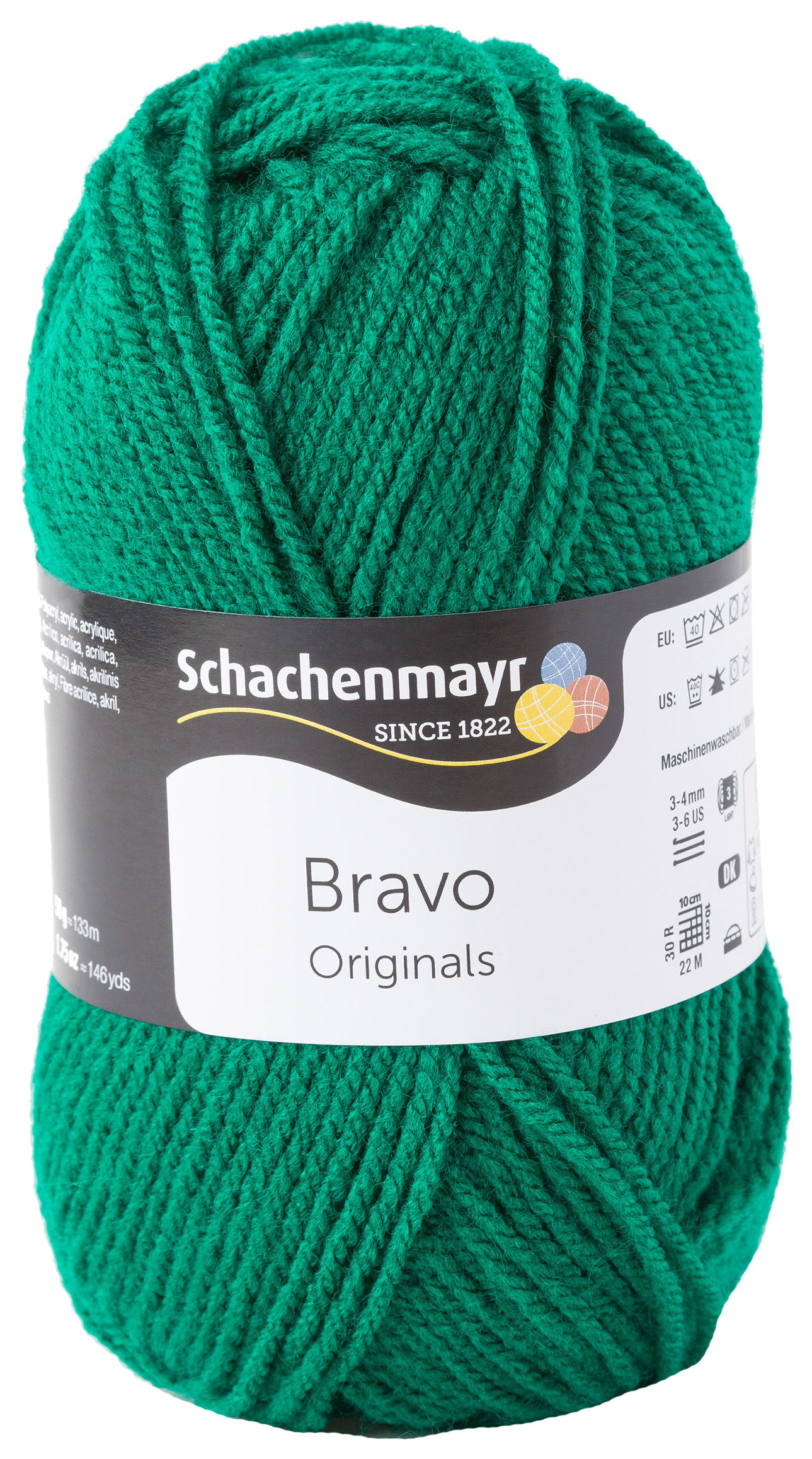 Пряжа для вязания SCHACHENMAYR 9801211 Bravo original (08246, gras, травяной (зеленый))