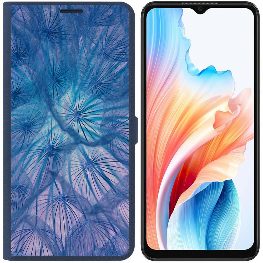 

Чехол-книжка Krutoff Eco Book для Oppo A38 4G Синий одуванчик (синий)