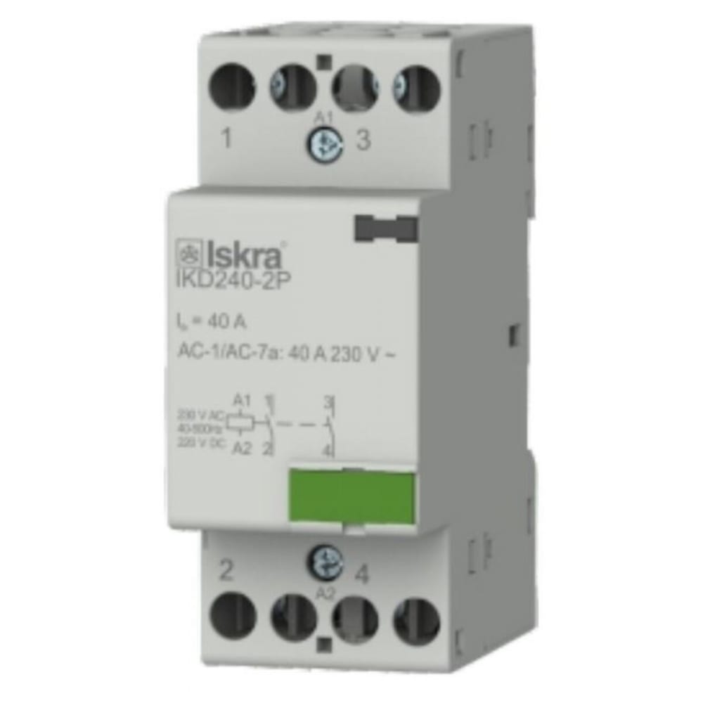 

Модульный контактор iskra IKD240-2P/230/220V