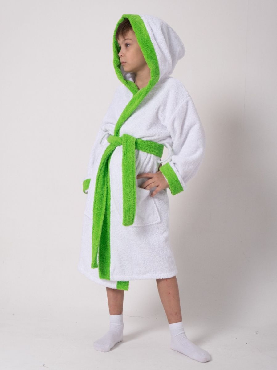 Детский халат махровый "Феникс белый"; 110-116 (размер)