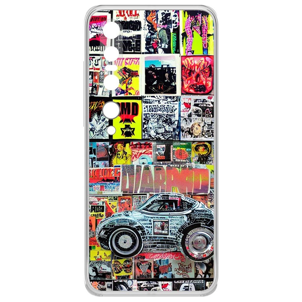 

Чехол-накладка Krutoff Clear Case Автопамфлет для Xiaomi Mi 10 Pro, Прозрачный