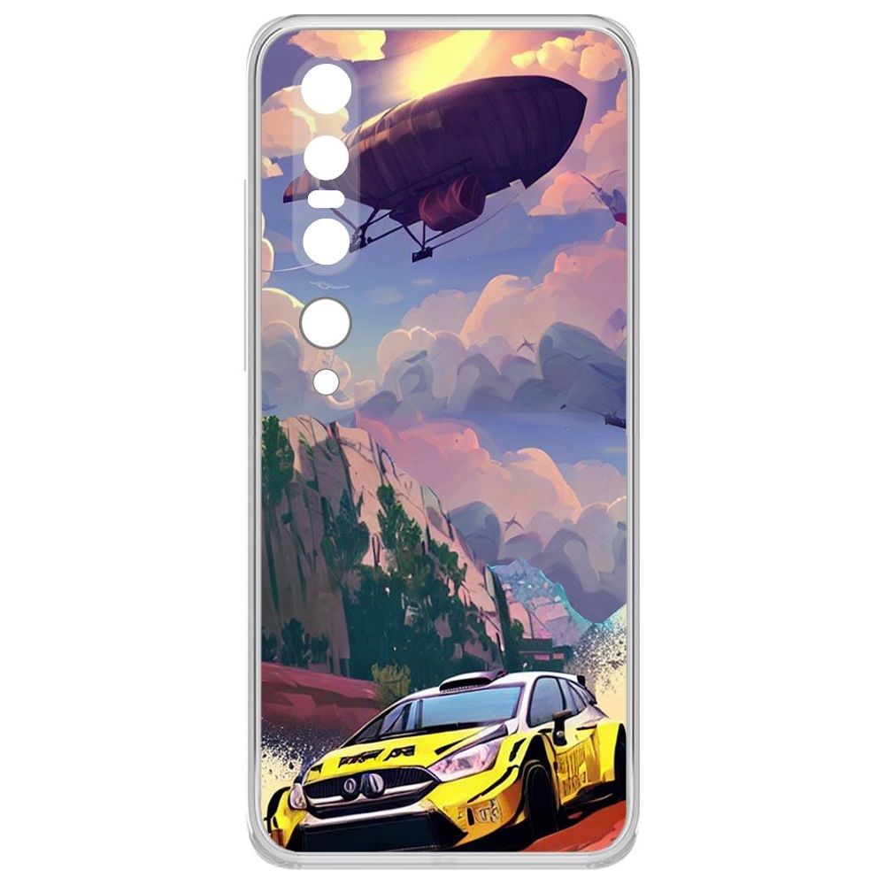 

Чехол-накладка Krutoff Clear Case Гонка для Xiaomi Mi 10, Прозрачный