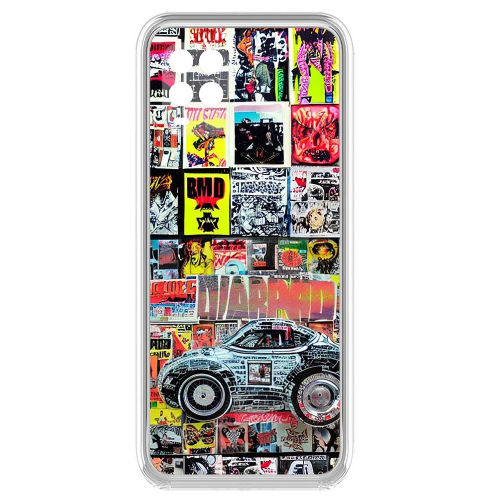 

Чехол-накладка Krutoff Clear Case Автопамфлет для Xiaomi Mi 10 Lite