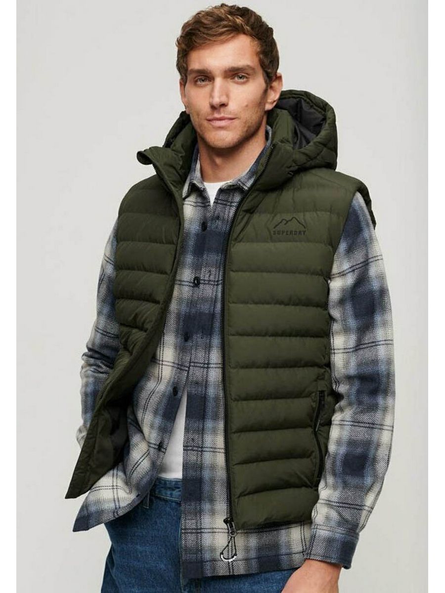 

Утепленный жилет мужской Superdry SU222T0ZX хаки 3XL, SU222T0ZX