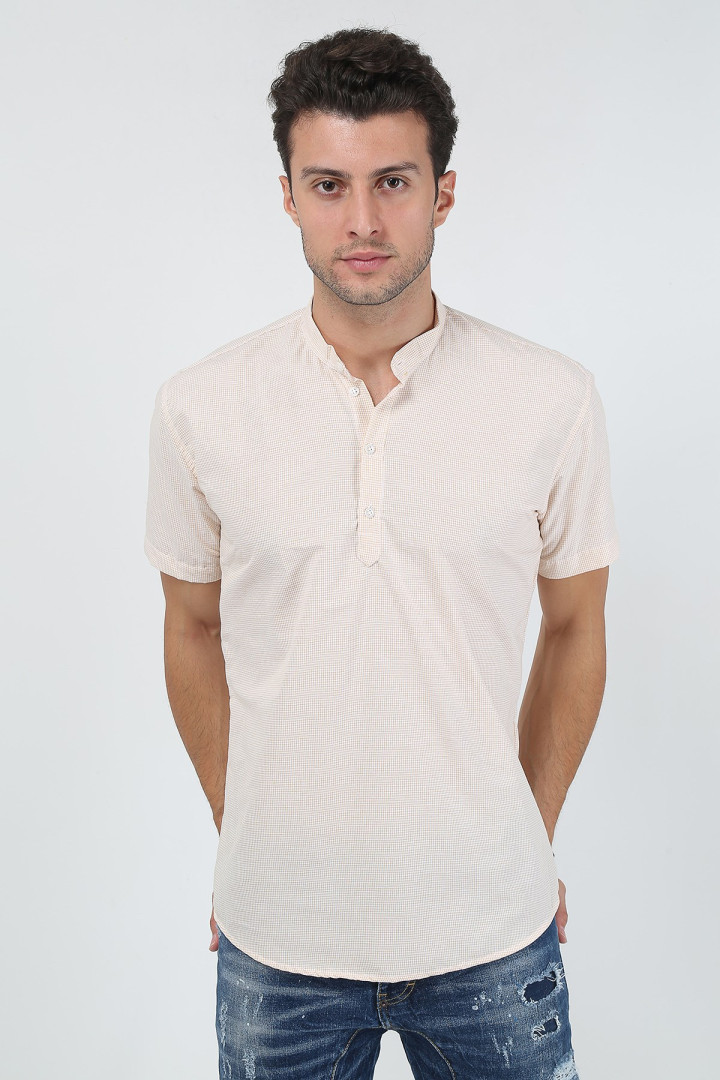 

Рубашка мужская Terapi Giyim 25626 желтая 2XL (товары доставляются из-за рубежа), Желтый, 25626
