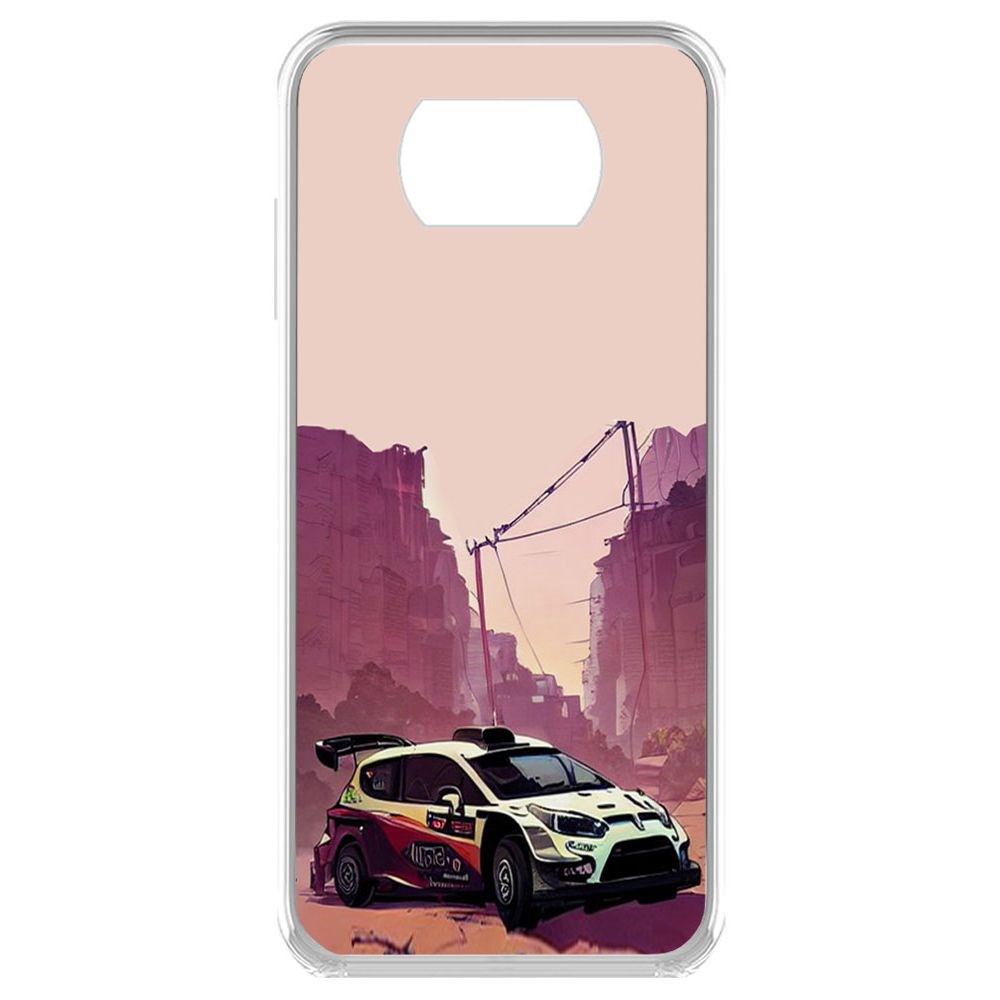 

Чехол-накладка Krutoff Clear Case Гоночный каньон для Xiaomi Poco X3 Pro, Прозрачный