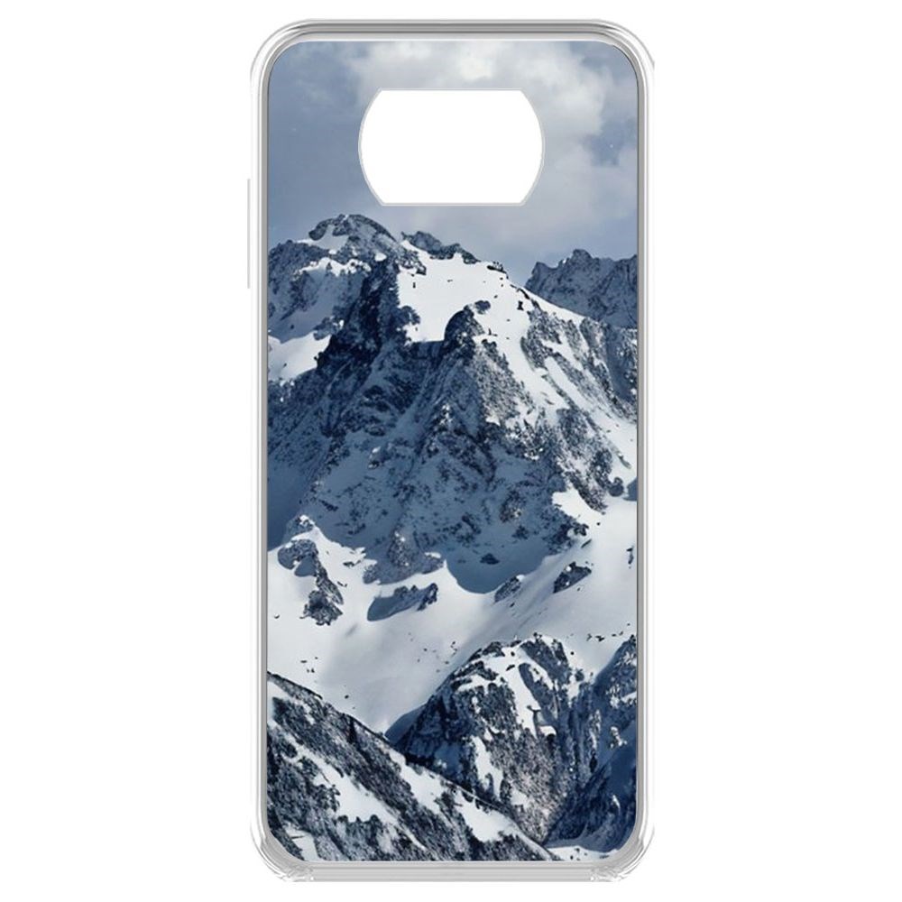 

Чехол-накладка Krutoff Clear Case Горы для Xiaomi Poco X3, Прозрачный