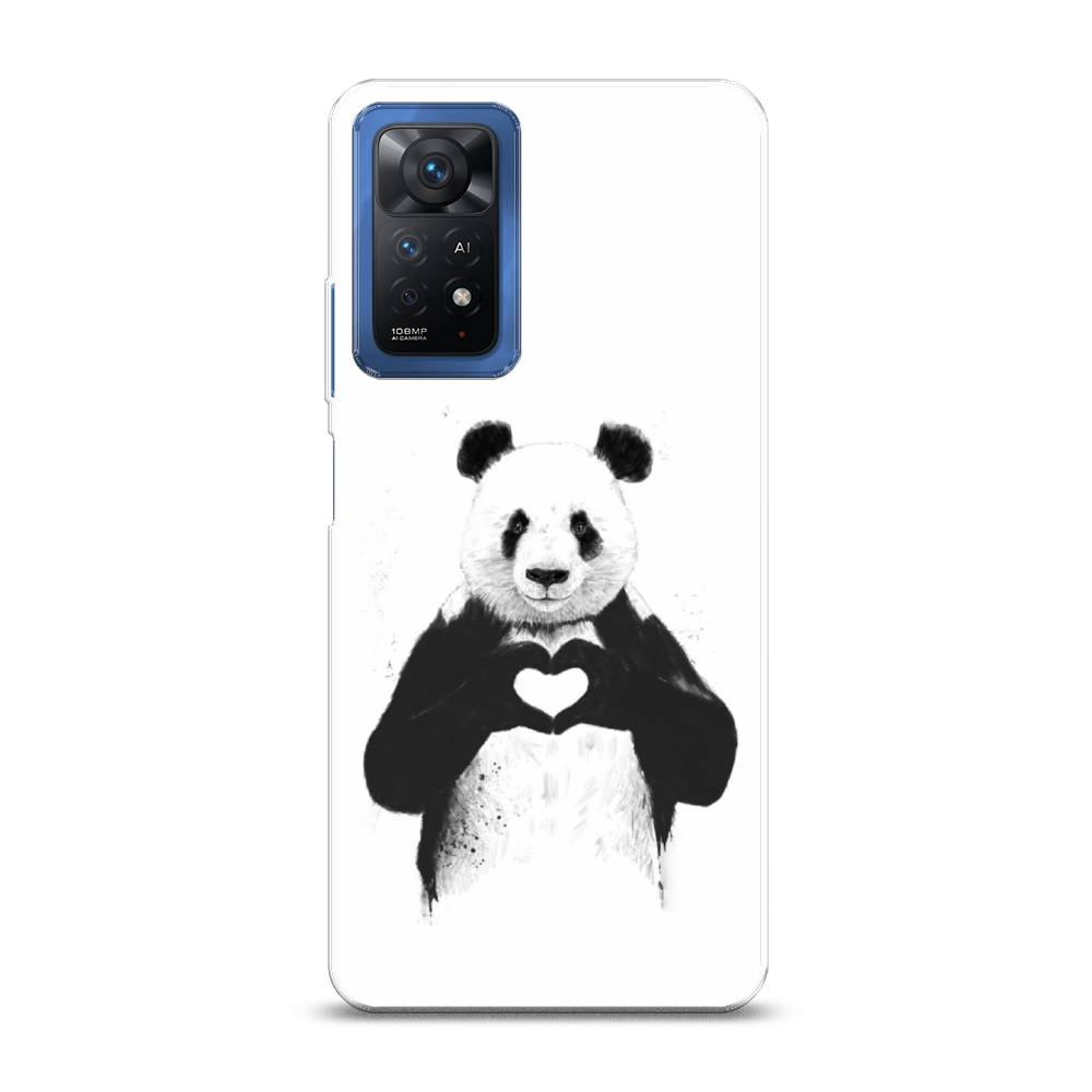 

Чехол Awog на Xiaomi Redmi Note 11 Pro "Панда love", Разноцветный, 315650-10