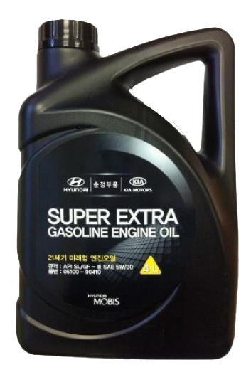 Моторное масло KIA полусинтетическое Super Extra Gasoline SL/CF-3 GF-3 5W30 4л