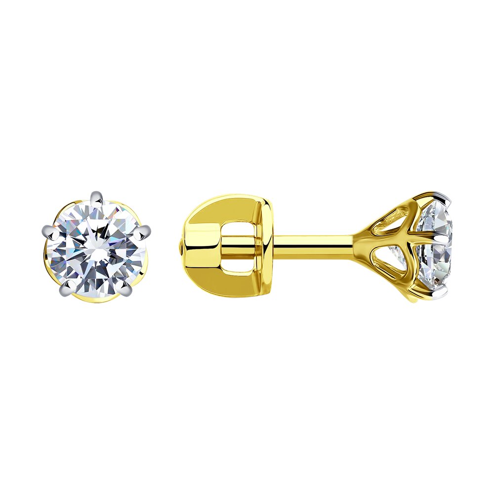 

Серьги из золота SOKOLOV 029486-2, фианит, 029486-2