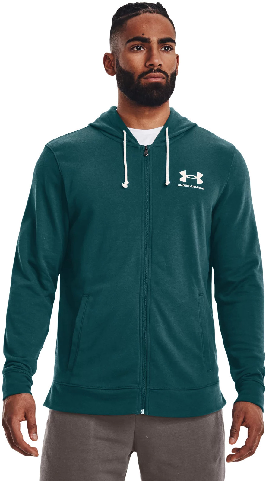 

Толстовка мужская Under Armour UA Rival Terry Lc Fz зеленая 48-50, Зеленый, UA Rival Terry Lc Fz