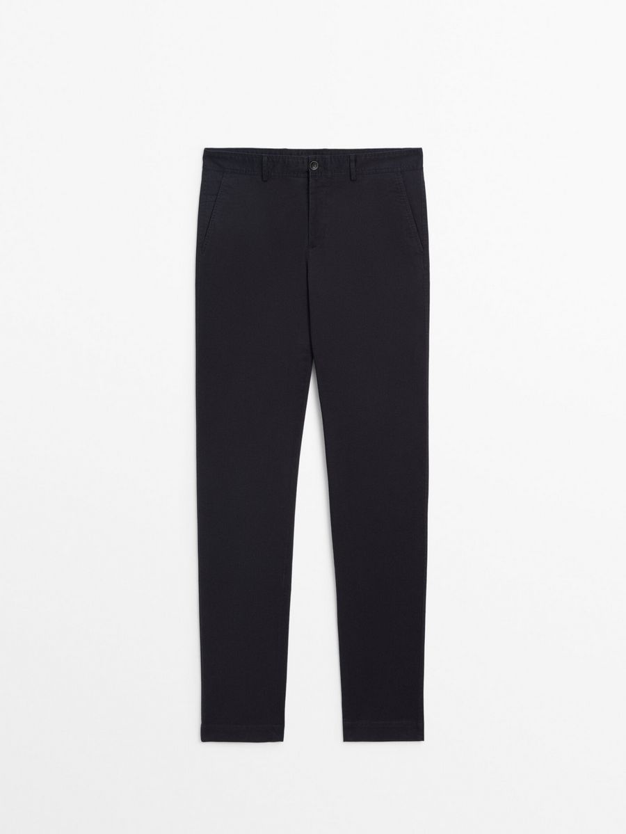 

Брюки мужские Massimo Dutti 0024/016 синие 38 EU, Черный, 0024/016