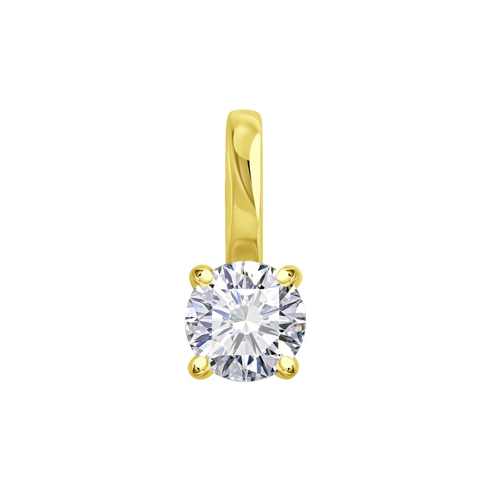 

Кулон из золота Diamant 53-130-02873-1, фианит, 53-130-02873-1