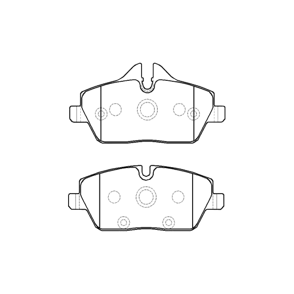 

Колодки тормозные дисковые BMW: 1-Series (E82)(E87)(E88) 04.9- () 1шт HSB HP9951