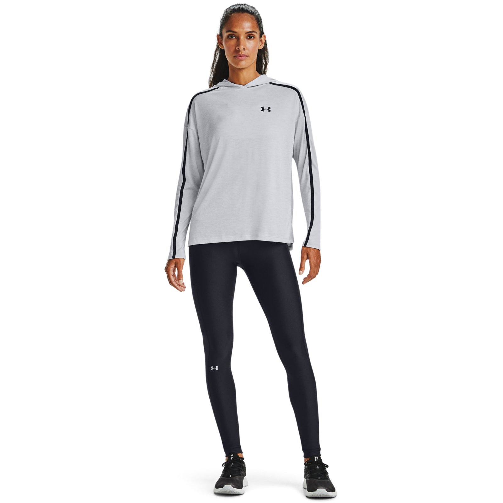

Худи женское Under Armour 1351977 серое 46-48 RU, 1351977