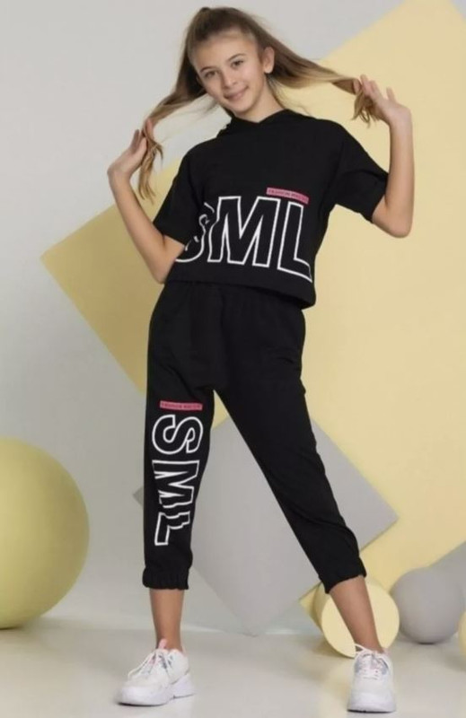

Костюм повседневный детский Smile 7011, черный, 134, 7011