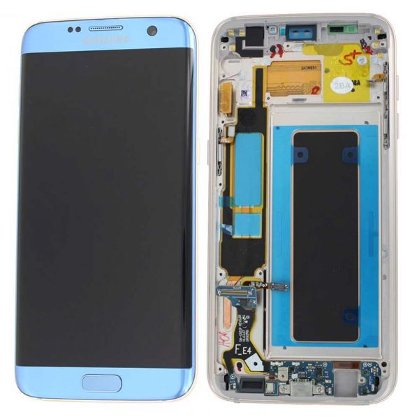 

Дисплей для Samsung SM-G935F Galaxy S7 Edge в рамке + тачскрин (голубой, SM-G935F