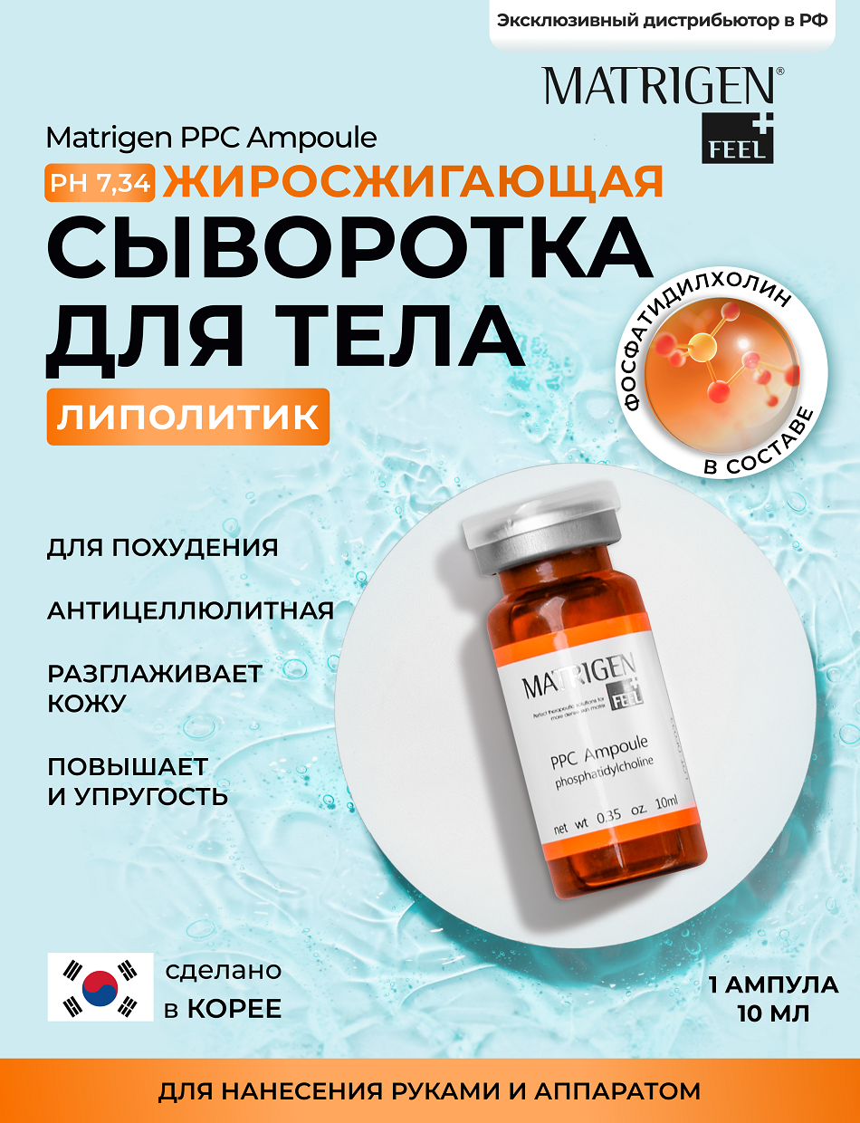 Сыворотка для тела Matrigen PPC Ampoule для мезороллера 1 шт х 10 мл