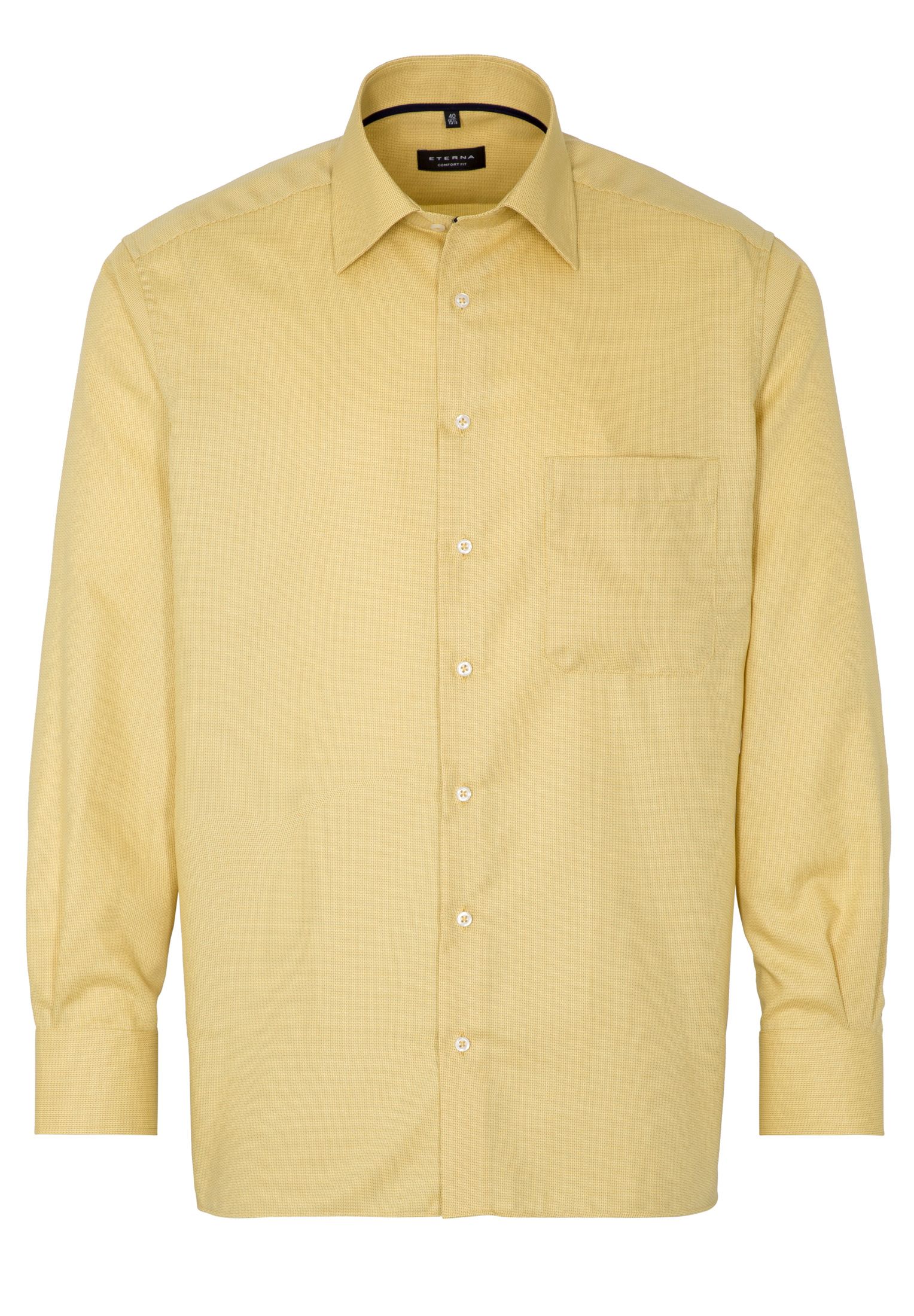 Рубашка мужская ETERNA 3466-75-E18E желтая 40