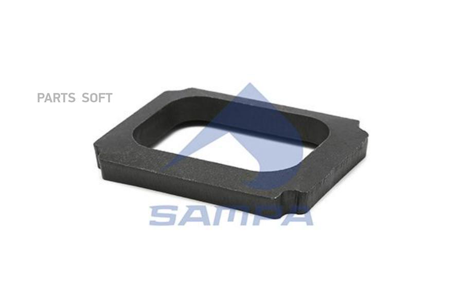 

Пластина кронштейна рессоры (м)72.5x60x12BPW SAMPA 071045