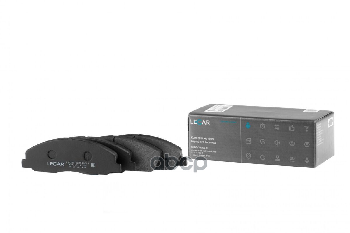 

Колодки тормозные передние 1шт LECAR LECAR026010501