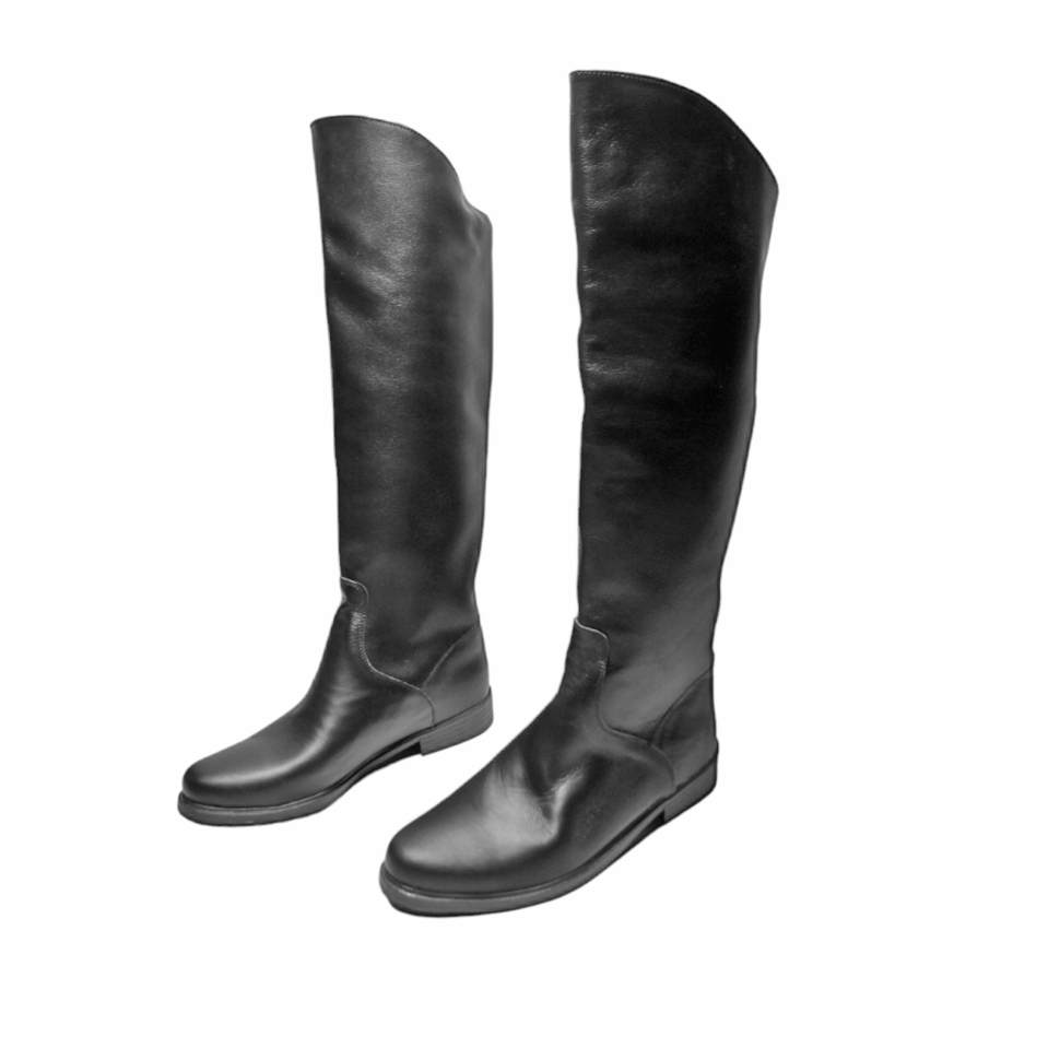 

Сапоги мужские NoBrand 02050006 черные 42 RU, Черный, 02050006