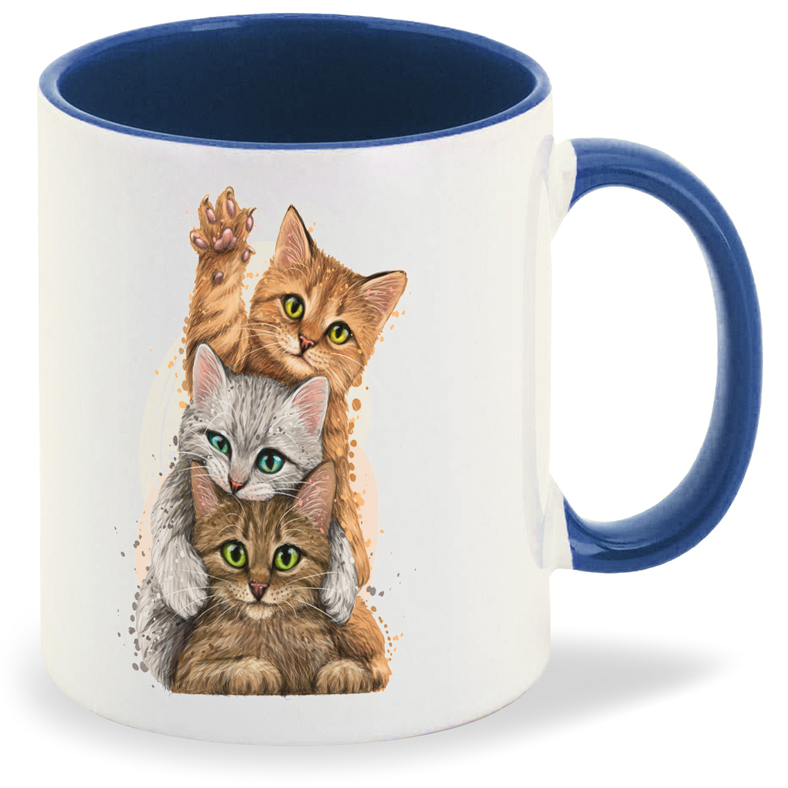 

Кружка CoolPodarok Животные.Три кошки, Животные.Три кошки