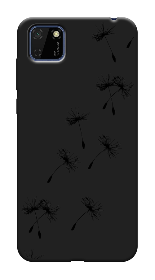 

Чехол Awog на Honor 9S "Летящие одуванчики", Черный, 6102652-1