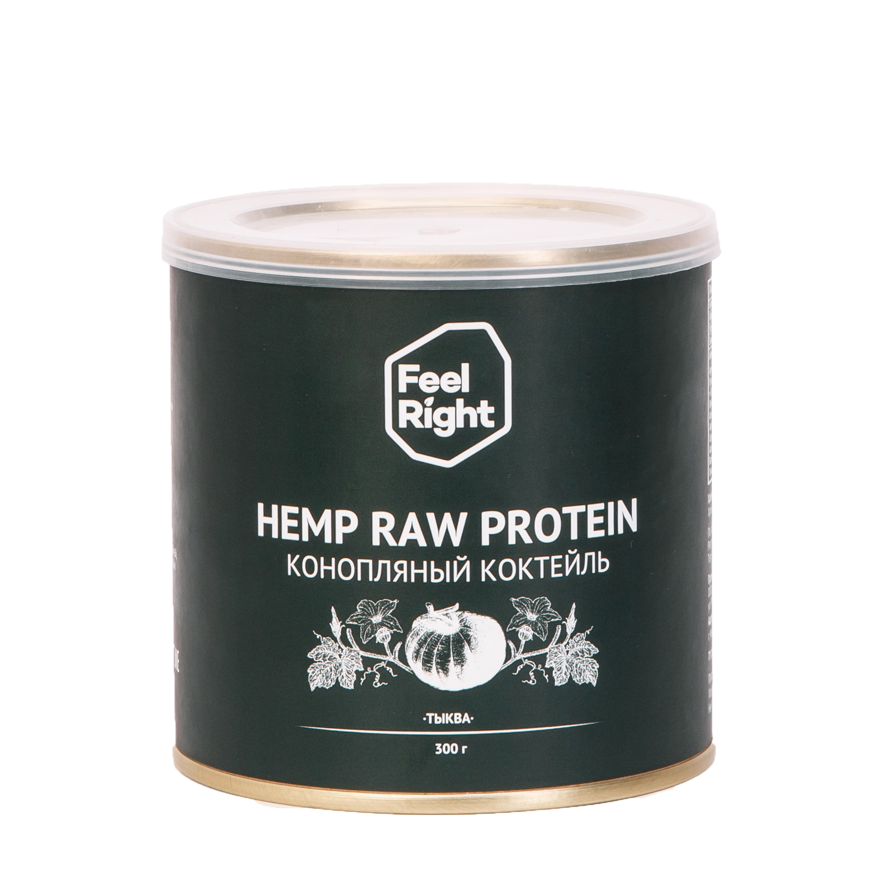 фото Протеин feelright premium из ядер конопли и семян тыквы, 300 г