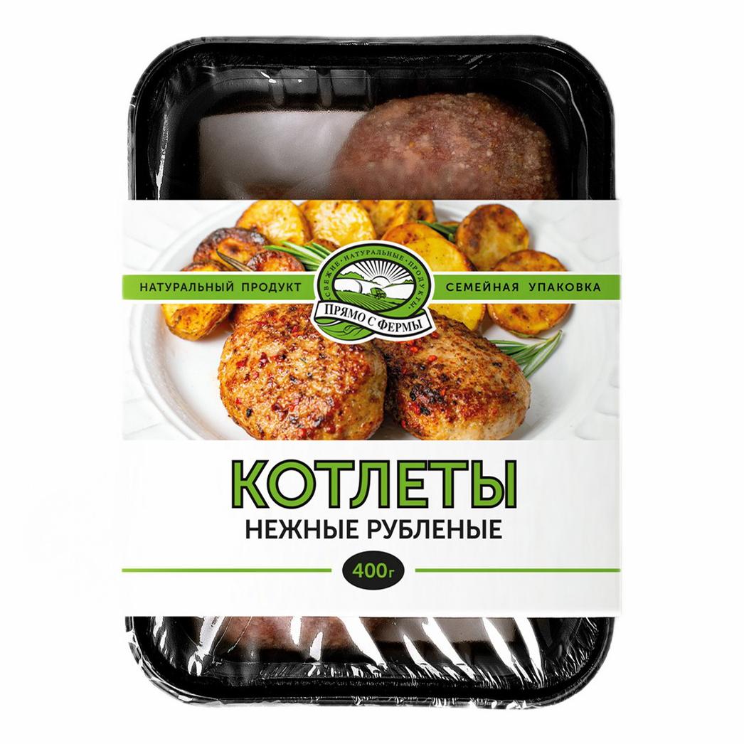 

Котлеты свиные Прямо с Фермы Нежные охлажденные 400 г