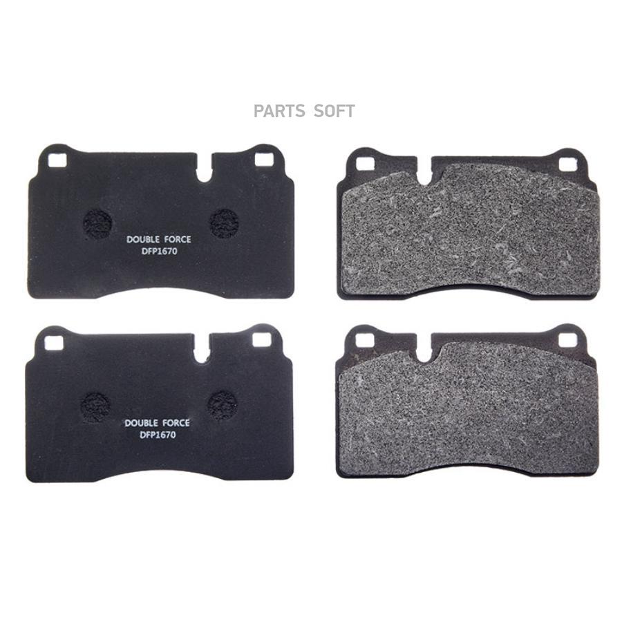 

Тормозные колодки DOUBLE-FORCE дисковые DFP1670