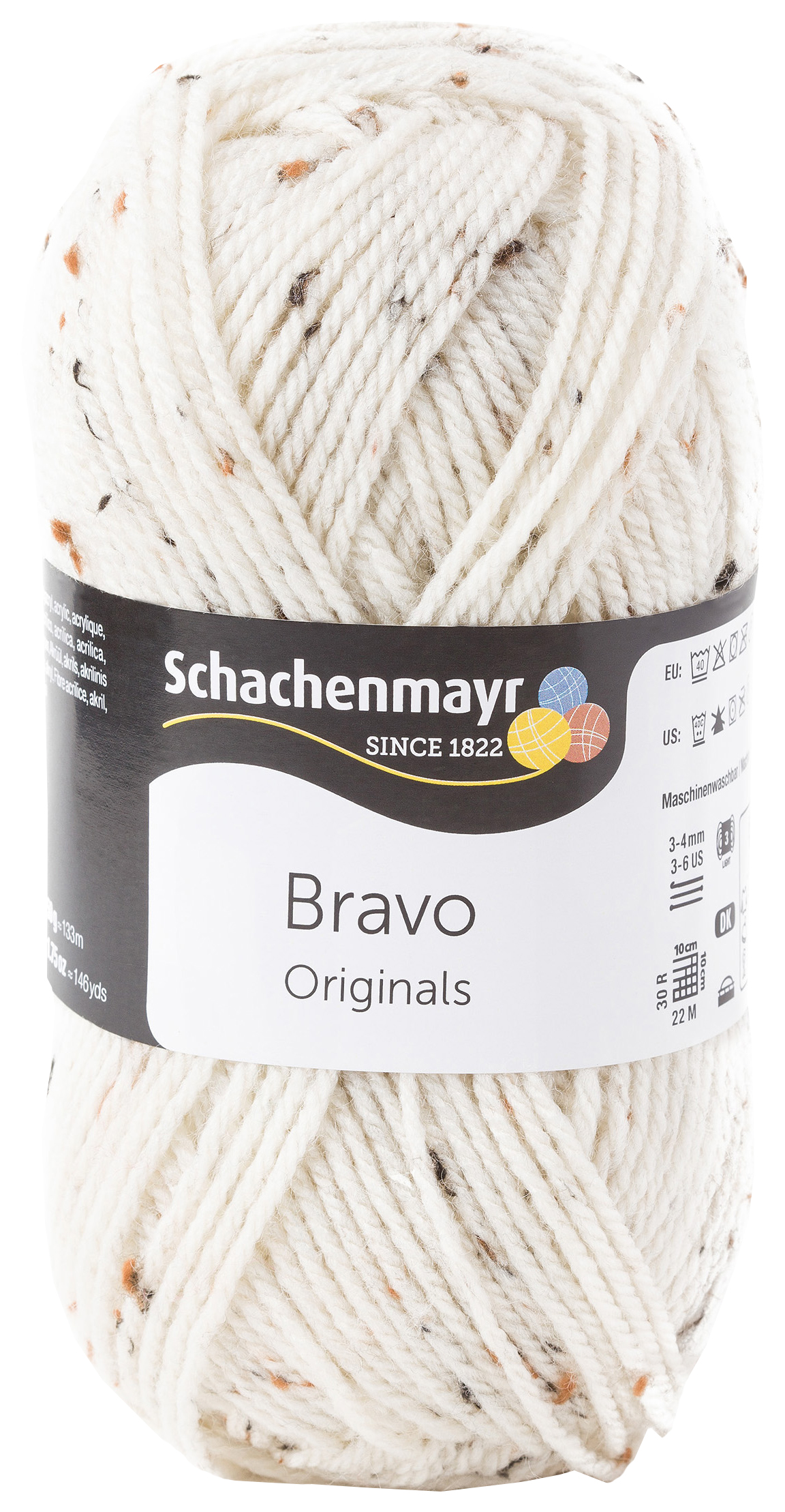 Пряжа для вязания SCHACHENMAYR 9801211 Bravo original (00002, natur tweed, натуральный)