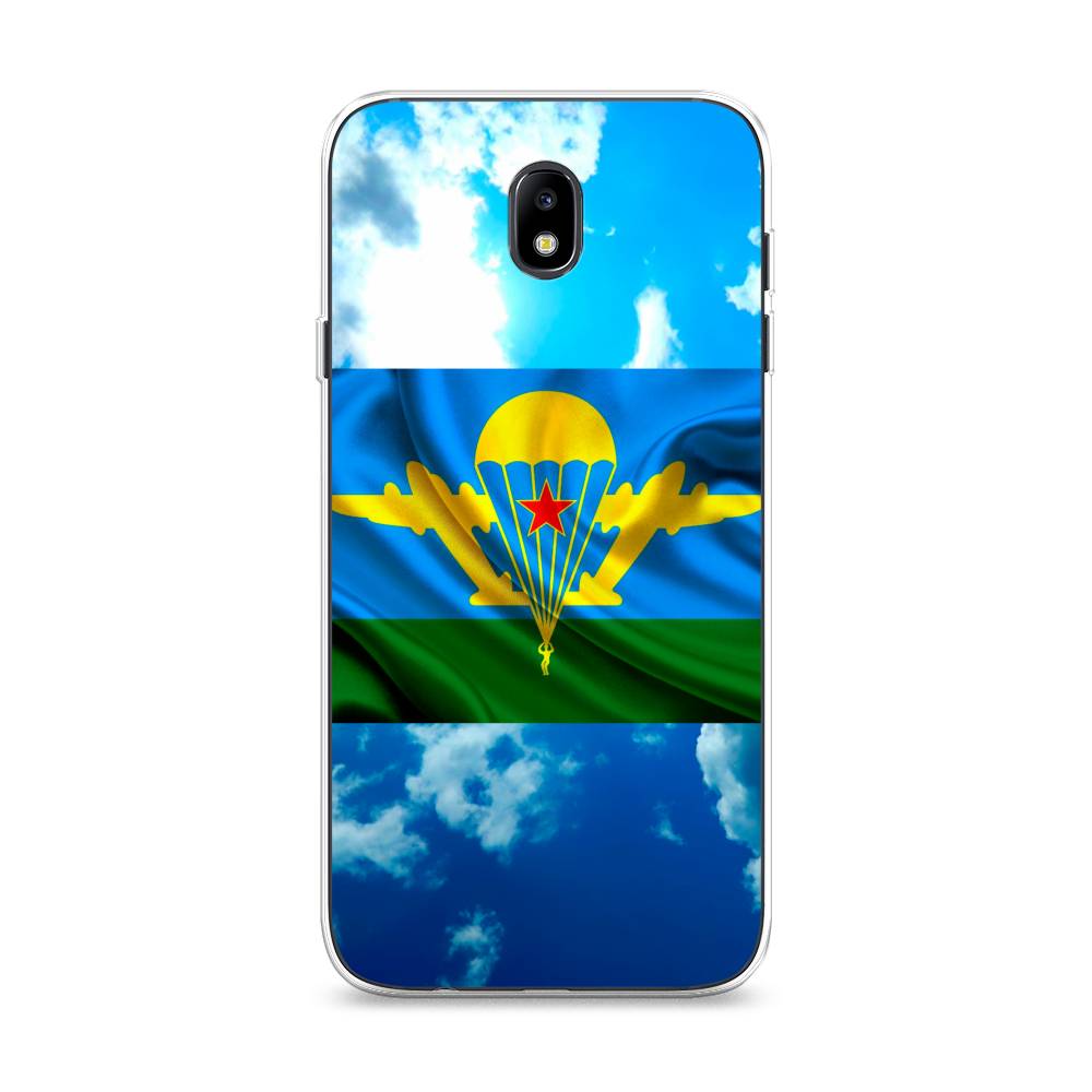 

Чехол Awog на Samsung Galaxy J7 2017 / Самсунг J7 2017 "ВДВ флаг в небесах", Синий;зеленый;желтый, 23150-5