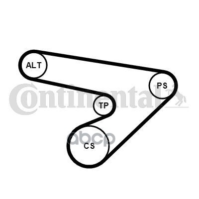 

Ремень Ручейковый 6Pk1725 Комплект Continental арт. 6PK1725K1