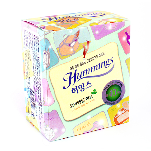 

Прокладки классические HUMMINGS herbal 10 шт, Разноцветный, 74105