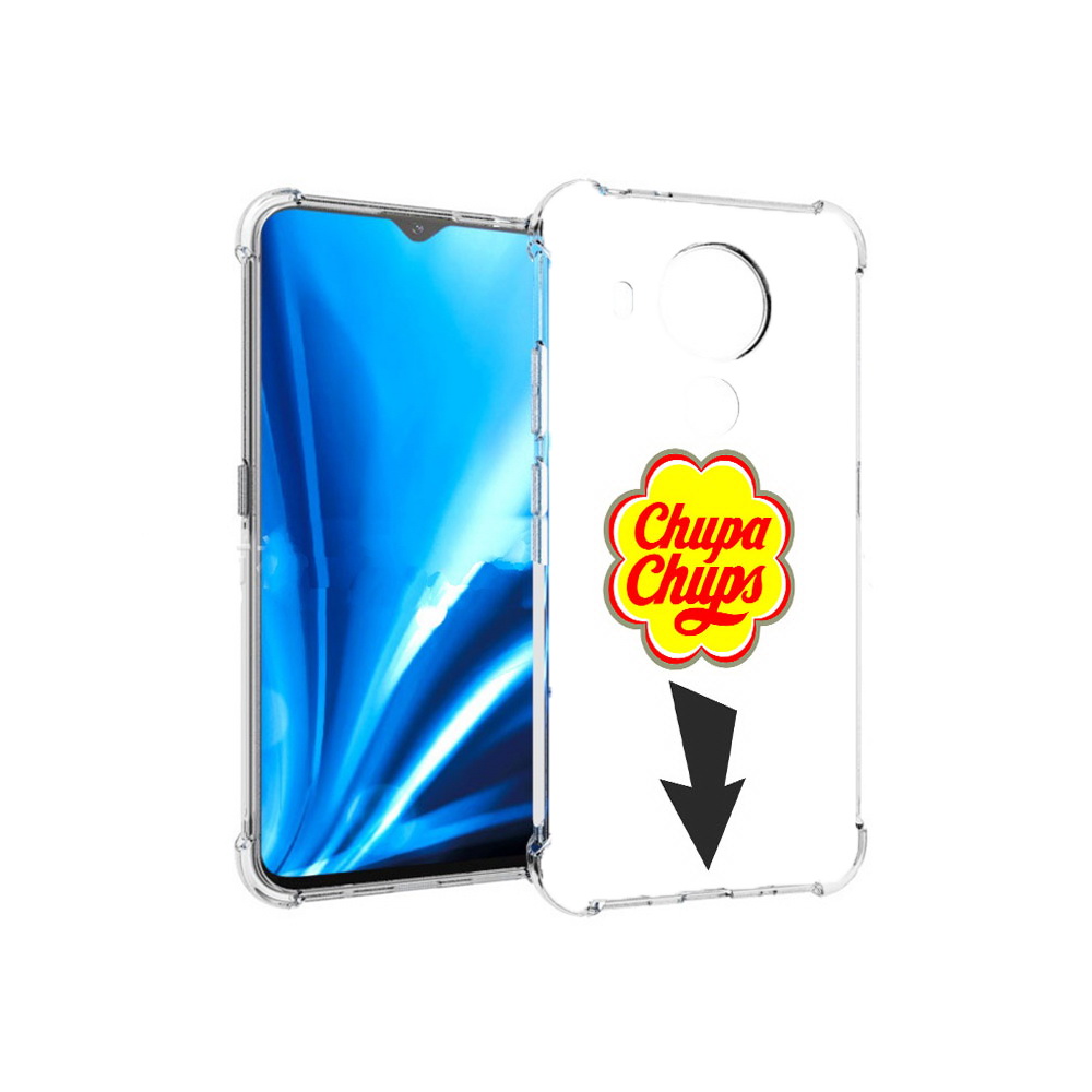 

Чехол MyPads Tocco для Nokia 5.4 чупа чупс (PT156621.100.694), Прозрачный, Tocco