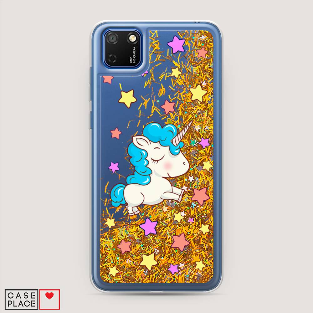 

Чехол Awog на Honor 9S "Звездный единорог", Белый;голубой;розовый, 6102690-1