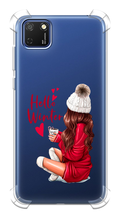 

Чехол Awog на Honor 9S "Hello winter", Красный;коричневый;белый