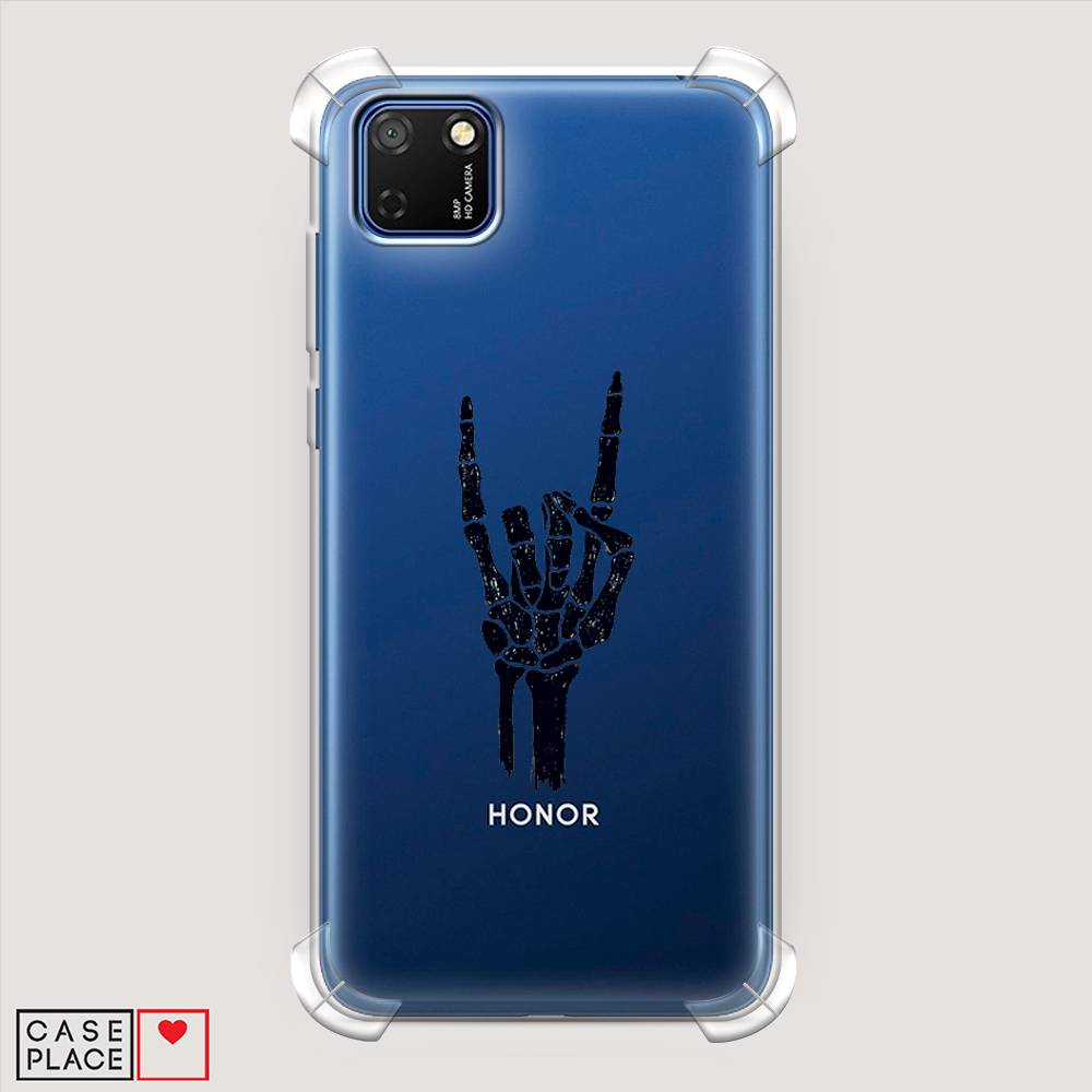 фото Чехол awog "rock for a skeleton" для honor 9s