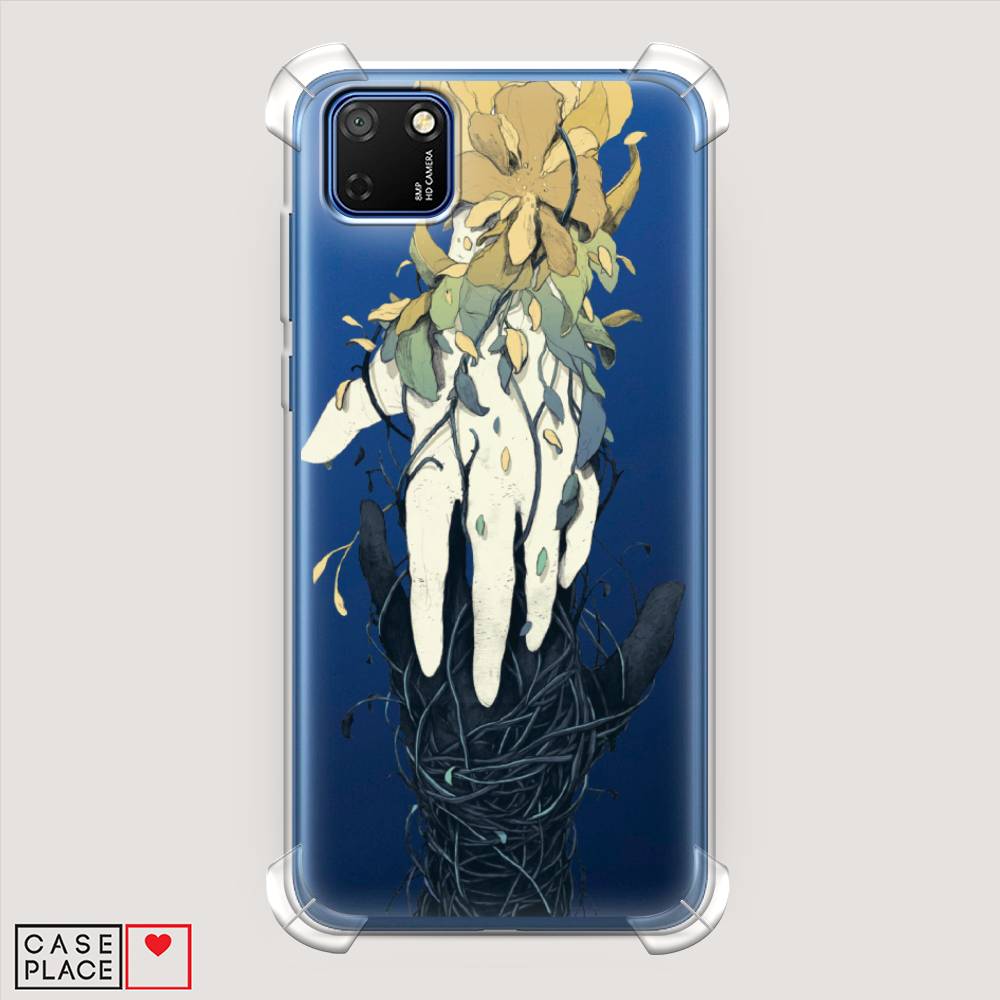 

Чехол Awog на Honor 9S "Сплетения рук", Зеленый, 6102651-1