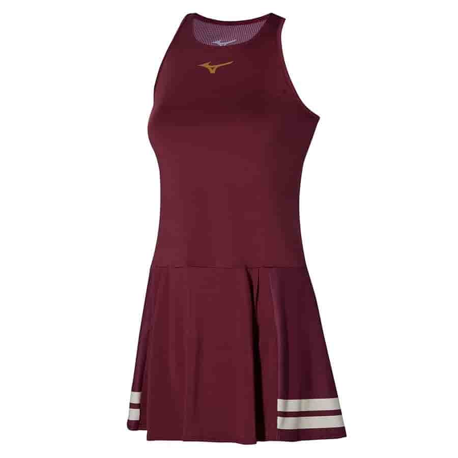 Mizuno PRINTED DRESS (W) Платье теннисное женское Бордовый XS