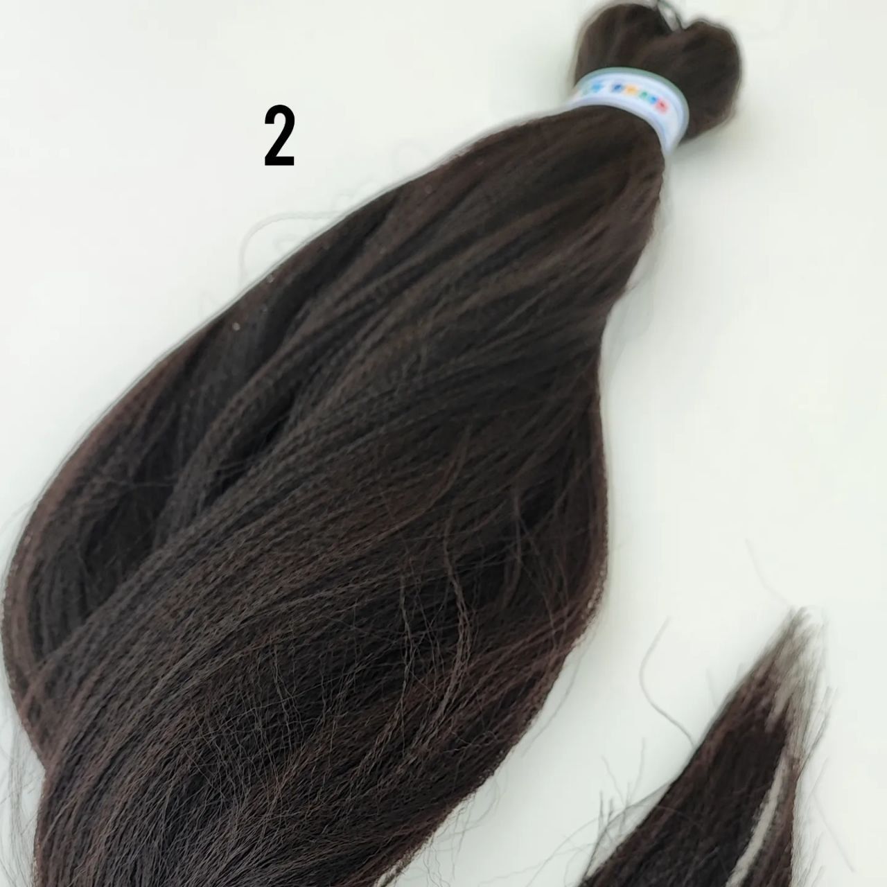 Канекалон для плетения волос Easy Braid вес 95 г цвет чёрный длина 65 см