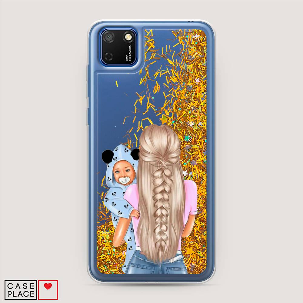 

Чехол Awog на Honor 9S "Молодая мама", Бежевый;голубой, 6102690-1