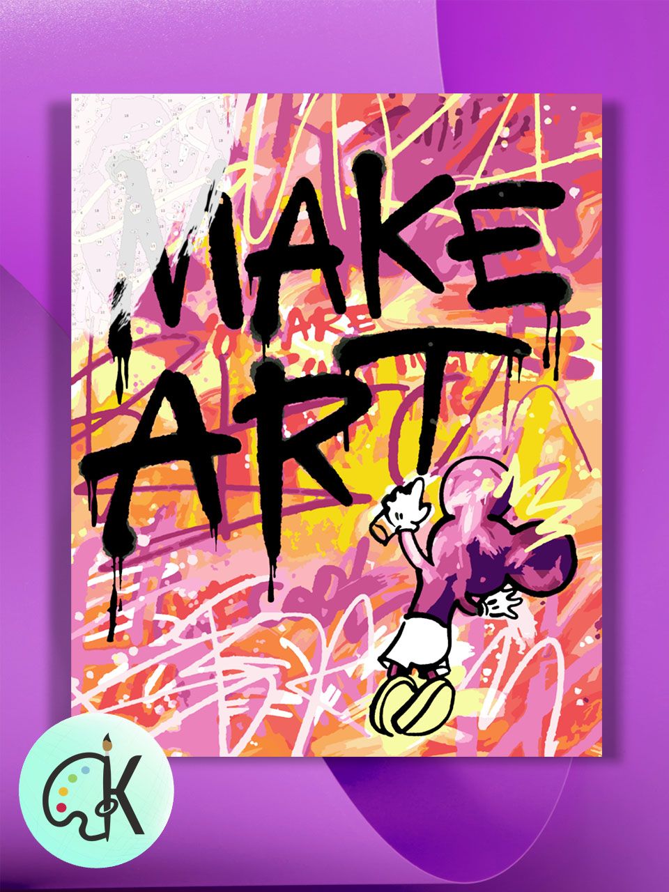 

Картина по номерам на холсте Культура Цвета Make Art, 40 х 50 см, Make Art