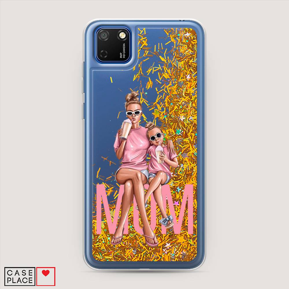 

Чехол Awog на Honor 9S "Lovely mom", Синий;бежевый;розовый, 6102690-1